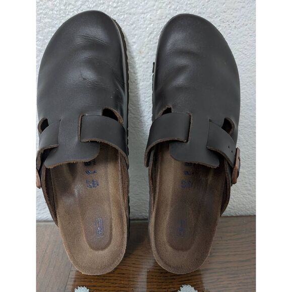 Birkenstock Boston oiled leather black 47